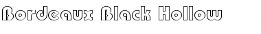 Download Bordeaux Black Hollow Regular Font Title Preview