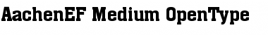 Download AachenEF Medium Font Title Preview