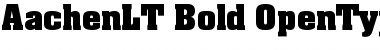 Download Aachen LT Bold Font Title Preview