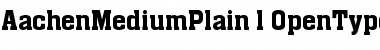 Download Aachen Medium Plain Font Title Preview