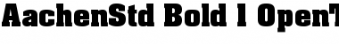 Download Aachen Std Bold Font Title Preview
