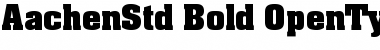 Download Aachen Std Bold Font Title Preview