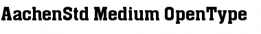 Download Aachen Std Medium Font Title Preview