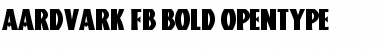 Download Aardvark FB Bold Font Title Preview