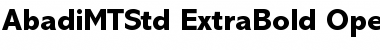 Download Abadi MT Std Extra Bold Font Title Preview