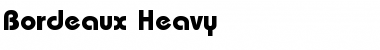 Download Bordeaux Heavy Regular Font Title Preview