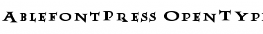 Download Ablefont Press Font Title Preview