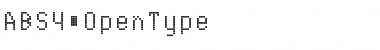 Download ABS 4 Font Title Preview