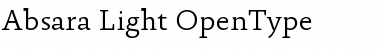 Download Absara Light Regular Font Title Preview