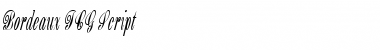 Download Bordeaux ICG Script Font Title Preview