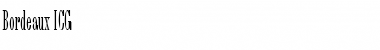 Download Bordeaux ICG Regular Font Title Preview