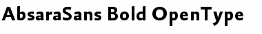Download AbsaraSans-Bold Regular Font Title Preview