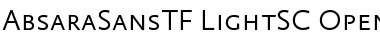 Download AbsaraSansTF-LightSC Regular Font Title Preview