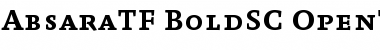 Download Absara TF Bold SC Regular Font Title Preview