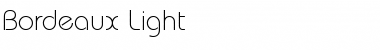 Download Bordeaux Light Regular Font Title Preview