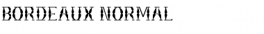 Download Bordeaux Normal Font Title Preview
