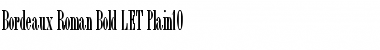 Download Bordeaux Roman Bold LET Plain Font Title Preview