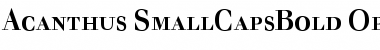 Download Acanthus SmallCapsBold Font Title Preview