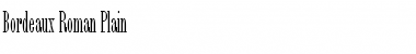 Download Bordeaux Roman Regular Font Title Preview
