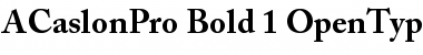 Download Adobe Caslon Pro Bold Font