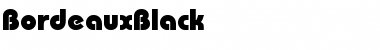 Download BordeauxBlack Regular Font Title Preview
