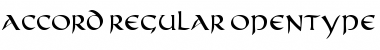 Download Accord Regular Font Title Preview