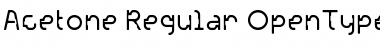 Download Acetone Regular Font Title Preview