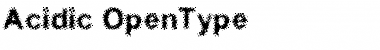 Download Acidic Regular Font Title Preview