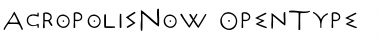 Download Acropolis Now Font Title Preview