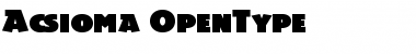 Download Acsioma Regular Font Title Preview