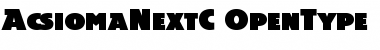 Download AcsiomaNextC Regular Font Title Preview