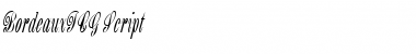 Download BordeauxICG Script Font Title Preview