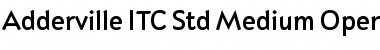 Download Adderville ITC Std Medium Font Title Preview
