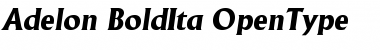 Download Adelon-BoldIta Regular Font Title Preview