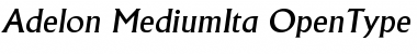 Download Adelon-MediumIta Regular Font Title Preview