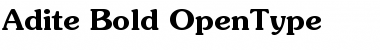 Download Adite Bold Font Title Preview