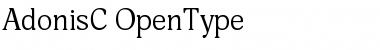 Download AdonisC Regular Font Title Preview