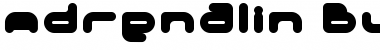 Download Adrenalin Bubble Font Title Preview