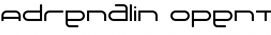Download Adrenalin Regular Font Title Preview