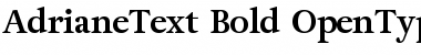Download Adriane Text Bold Font Title Preview