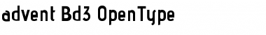 Download advent Bold3 Font Title Preview