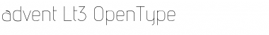 Download advent Light3 Font Title Preview