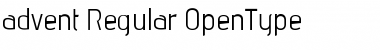Download advent Regular Font Title Preview