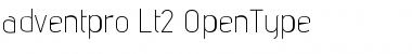 Download advent pro Lt2 Light 2 Font Title Preview