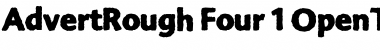Download AdvertRough Four Font Title Preview