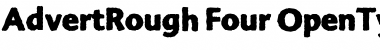Download Advert Rough Four Regular Font Title Preview