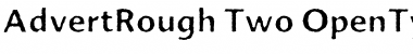 Download Advert Rough Two Regular Font Title Preview