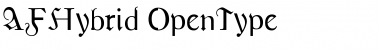 Download AFHybrid Regular Font Title Preview