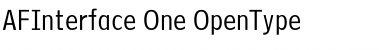 Download AFInterface One Font Title Preview