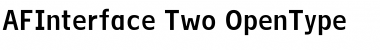 Download AFInterface Two Font Title Preview